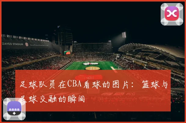 足球队员在CBA看球的图片：篮球与足球交融的瞬间